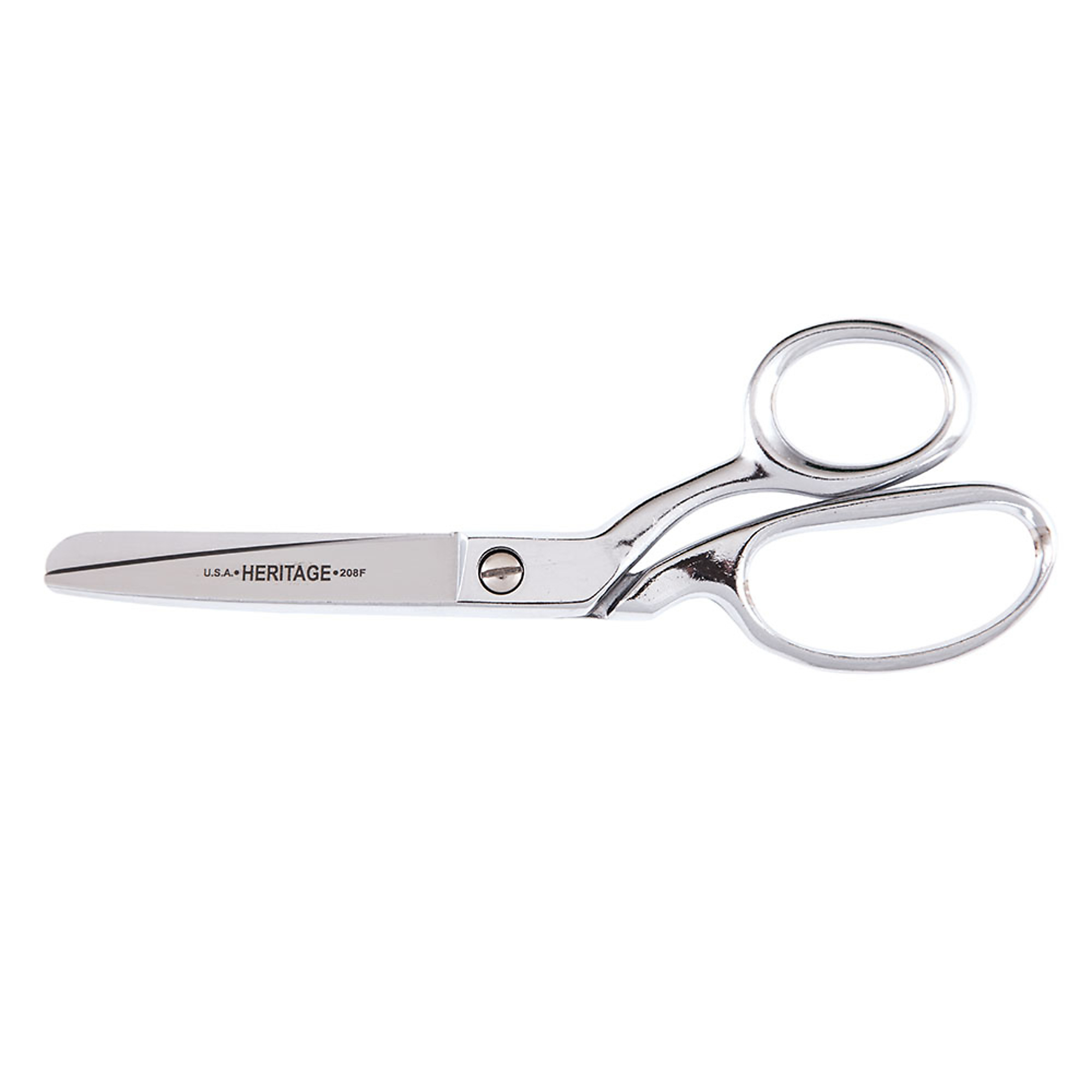 Klein Tools, Bent Trimmer, Fully Rounded Tips, 8in., Blade Size 3.5 in, Tool Length 8 in, Model# 208F